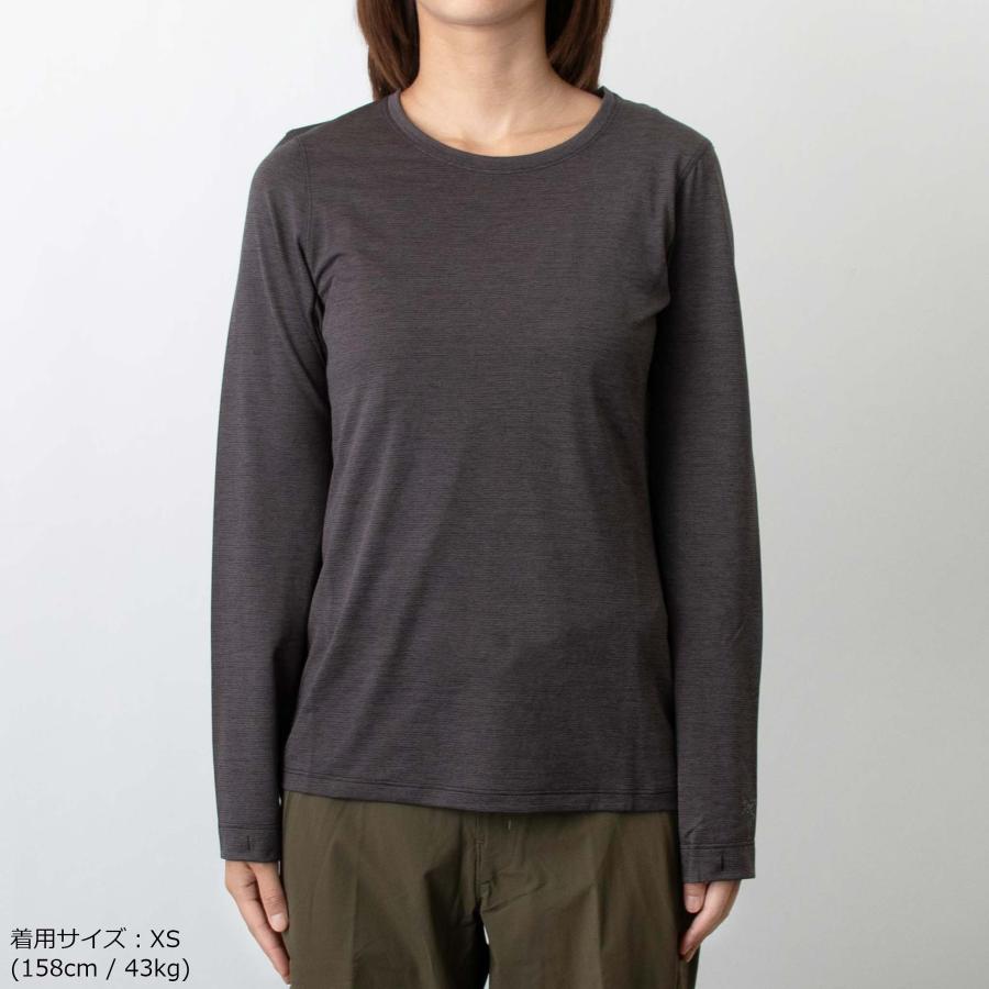 ARC'TERYX アークテリクス レディース クルーネック長袖Tシャツ ARC'TERYX アークテリクス レディース クルーネック長袖Tシャツ
