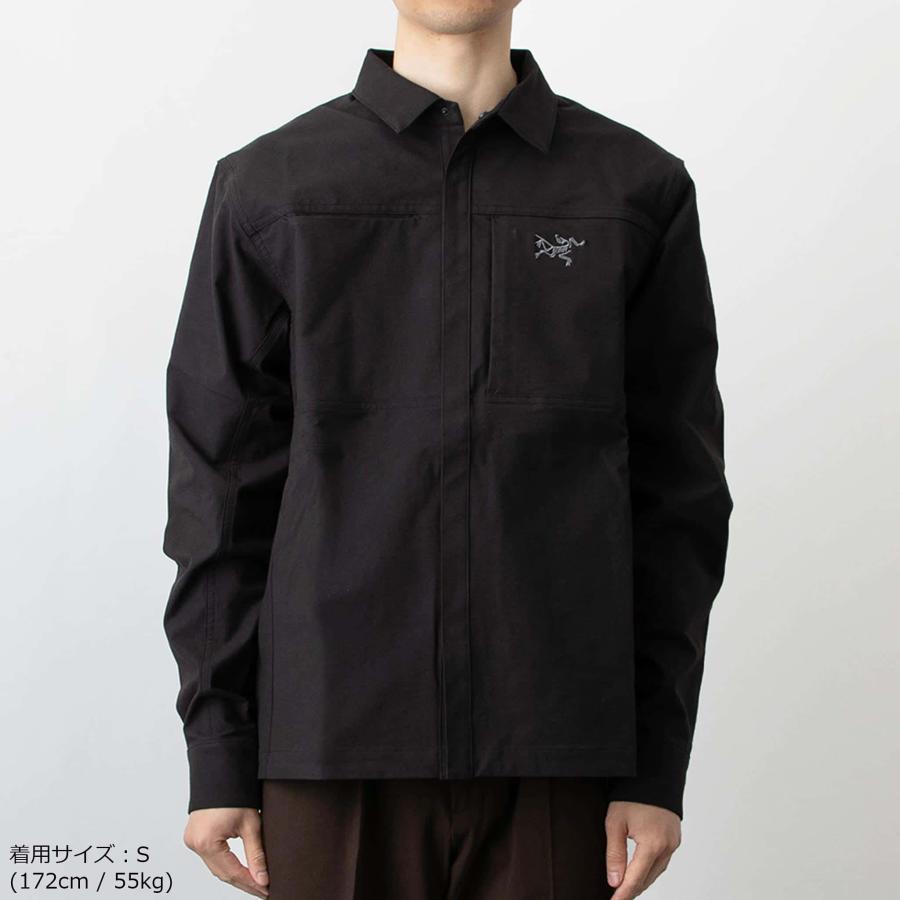 ARC'TERYX 長袖シャツ 黒　クロニンコットンオーバーシャツ ARC'TERYX（アークテリクス） 長袖シャツ CRONIN COTTON OVERSHIRT