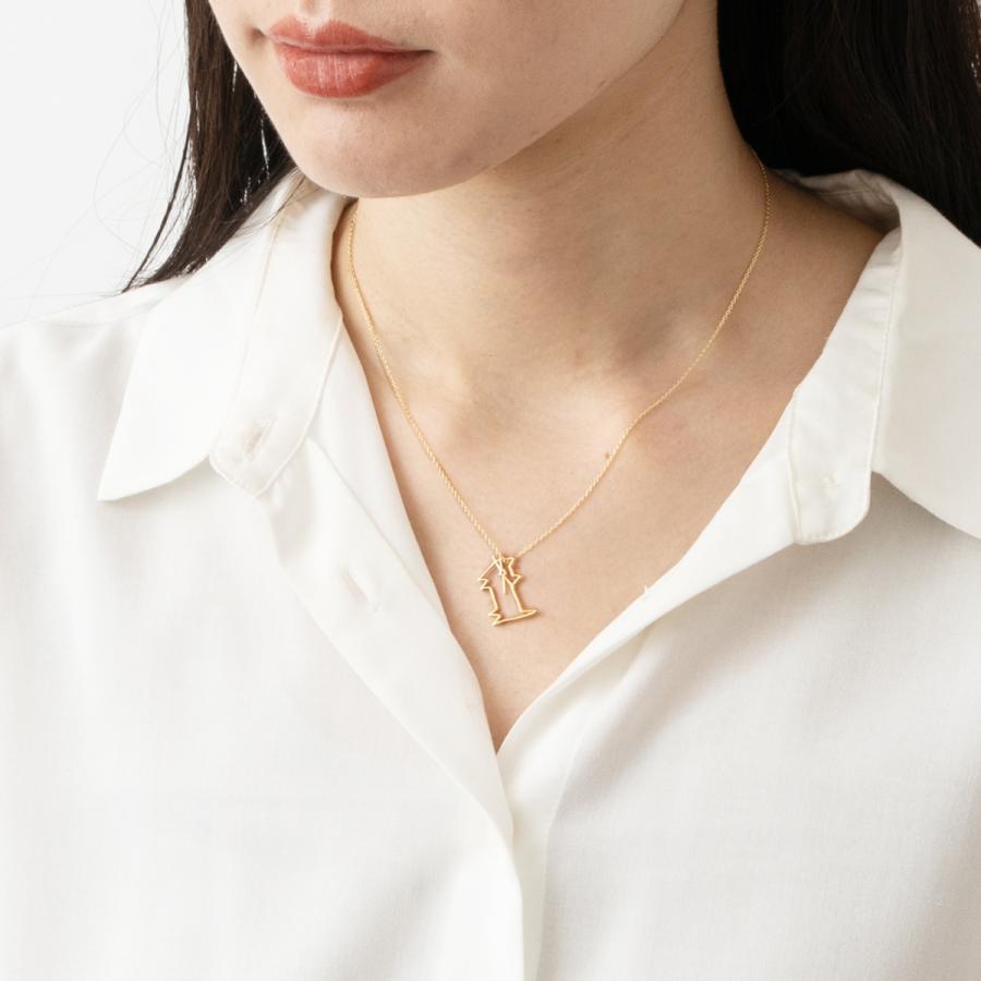 ALIITA（アリータ） ネックレス キャット イエローゴールド GATO CAT