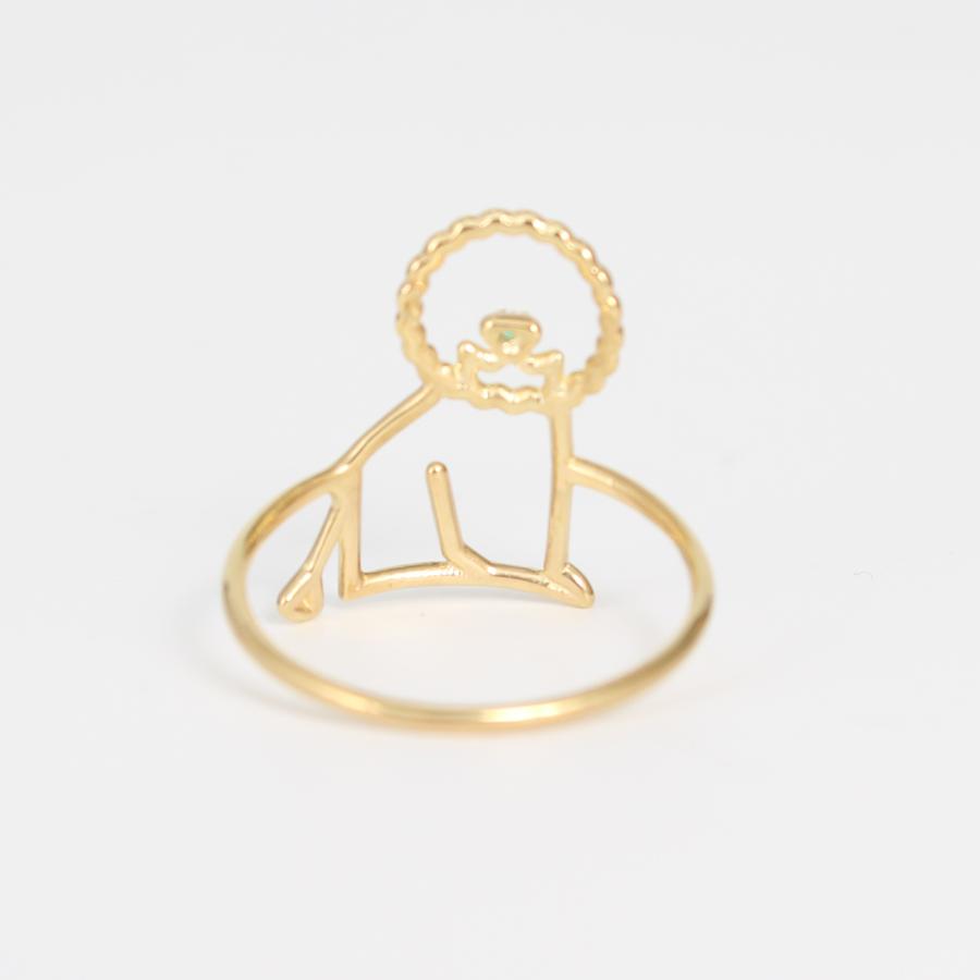 ALIITA（アリータ） リング 指輪 LEON LION EMERALD RING ライオン