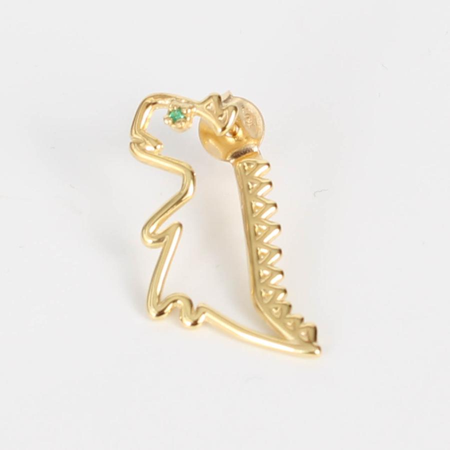 ALIITA（アリータ） ピアス DINO ESMERALDA DINOSAUR EMERALD EARRING