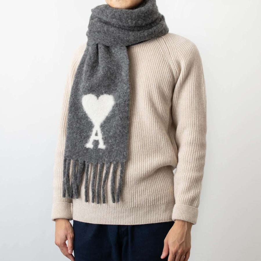 アミパリス AMI PARIS マフラー AMI DE COEUR OVERSIZED SCARF アミパリス AMI PARIS マフラー AMI DE COEUR OVERSIZED SCARF