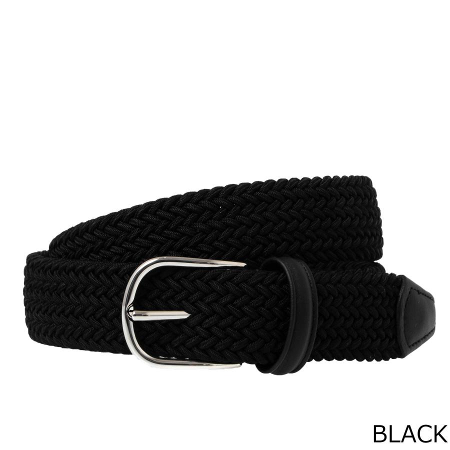 アンダーソンズ ANDERSON'S メンズ メッシュベルト CLASSIC ANDERSON'S PLAIN ELASTIC WOVEN BELT B0667 NE37/PL18｜chgardens｜02