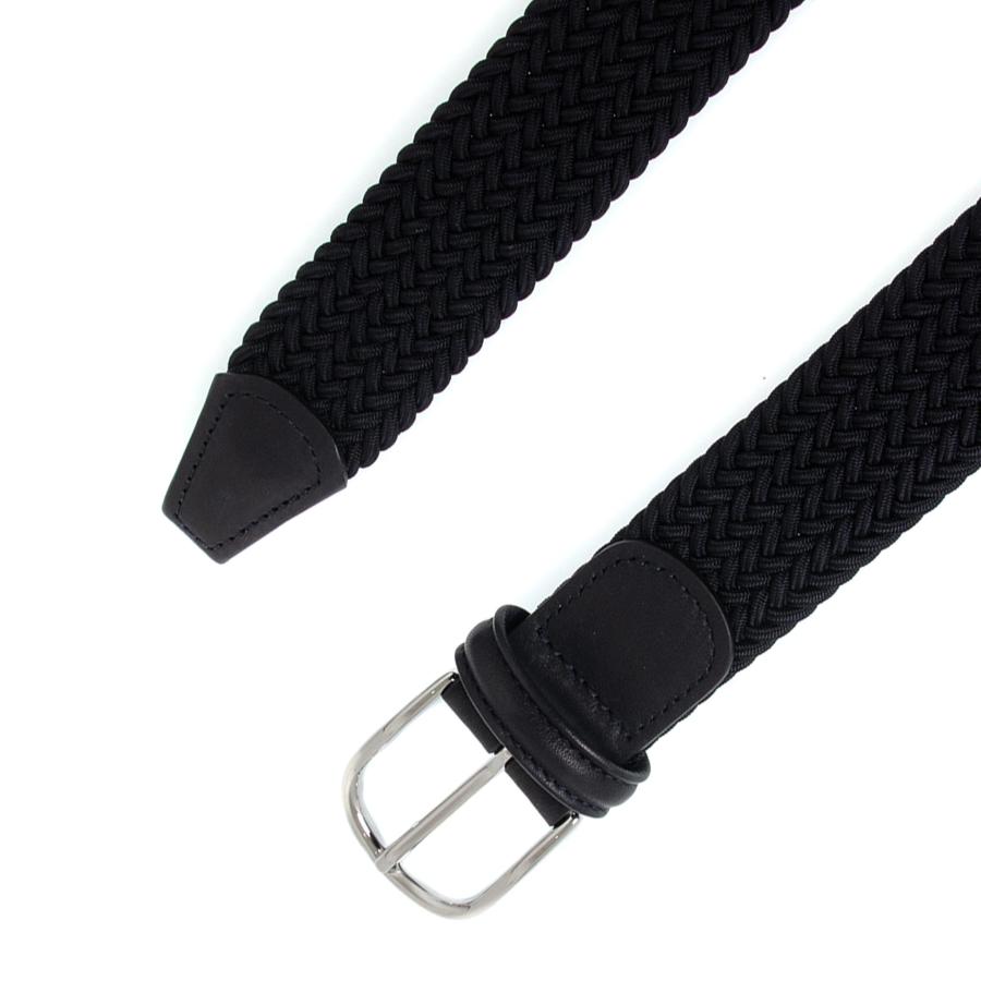 アンダーソンズ ANDERSON'S メンズ メッシュベルト CLASSIC ANDERSON'S PLAIN ELASTIC WOVEN BELT B0667 NE37/PL18｜chgardens｜07