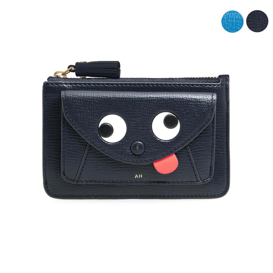 アニヤハインドマーチ ANYA HINDMARCH 財布 レディース カードケース/コインケース ZANY ENVELOPE ZIPPED CARD  CASE ザニー 5050925 GRAINY CAPRA : any-slg0119 : ChelseagardensUK - 通販 -