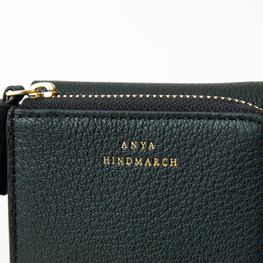 アニヤ　三つ折り財布　Mini Trifold Eyes in Capra ANYA HINDMARCH アニヤハインドマーチ 財布 三つ折り財布 EYES