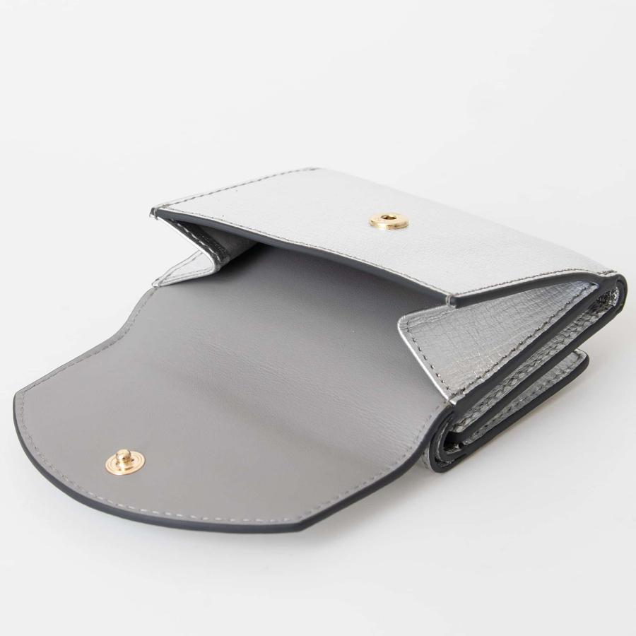 アニヤ 三つ折り財布 Mini Trifold Eyes in Capra
