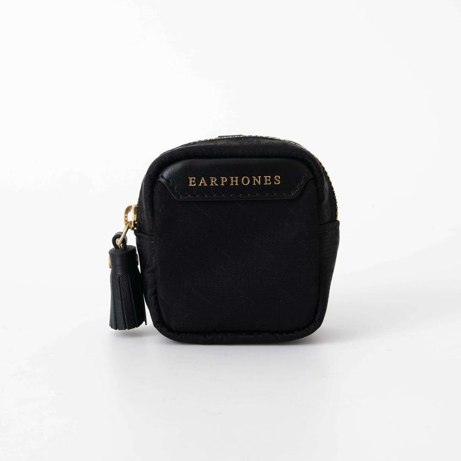 ANYA HINDMARCH イヤフォンケース EYES EAR PHONES TRAVEL POUCH Logo Ear Phones Travel Pouch | Anya Hindmarch US