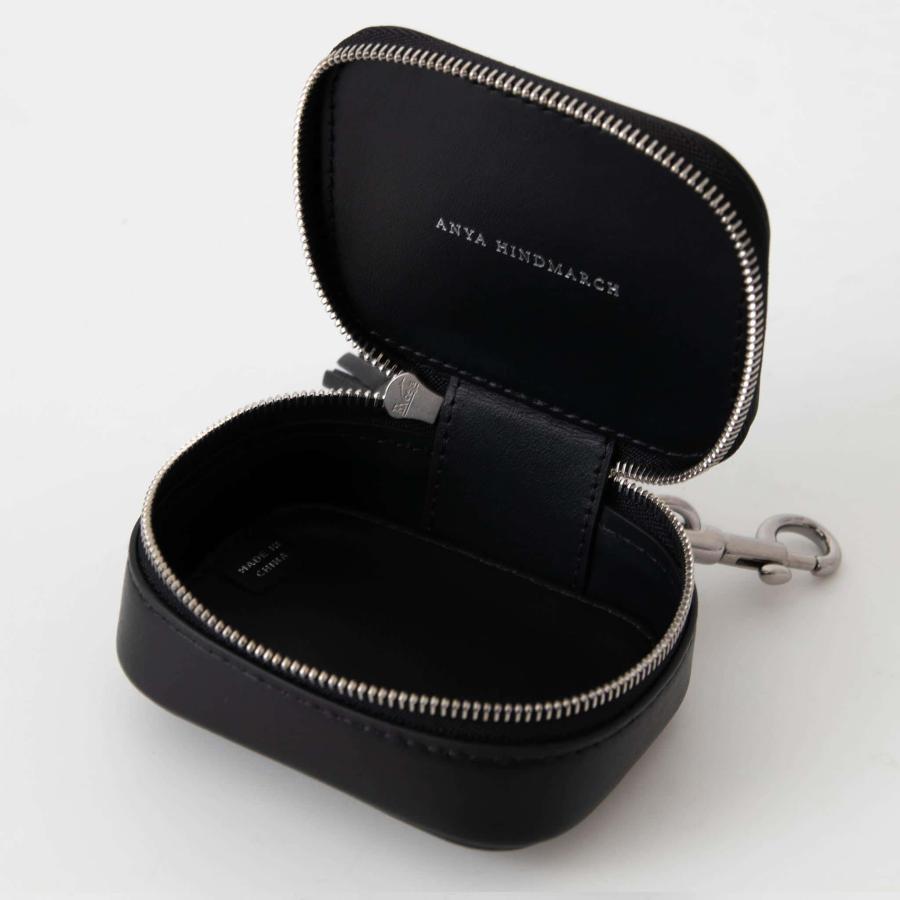 新品 ANYA HINDMARCH eyes ブラック イヤホンケース ANYA HINDMARCH アニヤハインドマーチ イヤフォンケース EYES