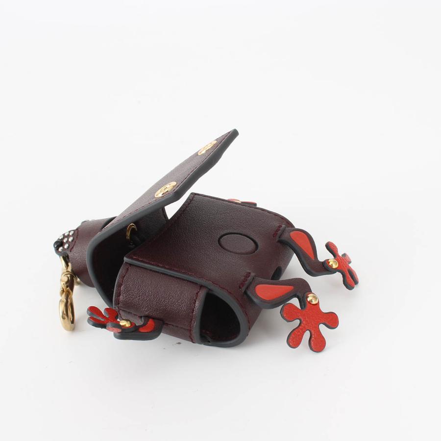 ANYA HINDMARCH フォーンケース FROG  ショルダー ANYA HINDMARCH Frog Textured-Leather Phone Case | endource