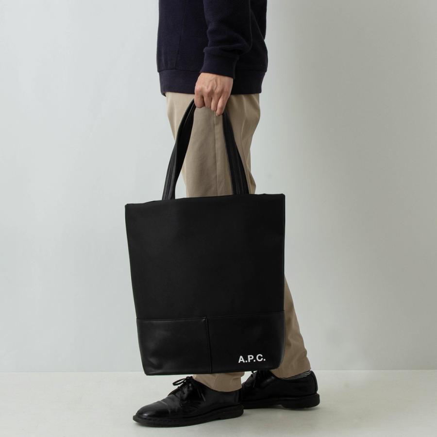 A.P.C. アーペーセー バッグ トートバッグ ブラック CAMDEN TOTE A.P.C. アーペーセー バッグ トートバッグ ブラック CAMDEN TOTE