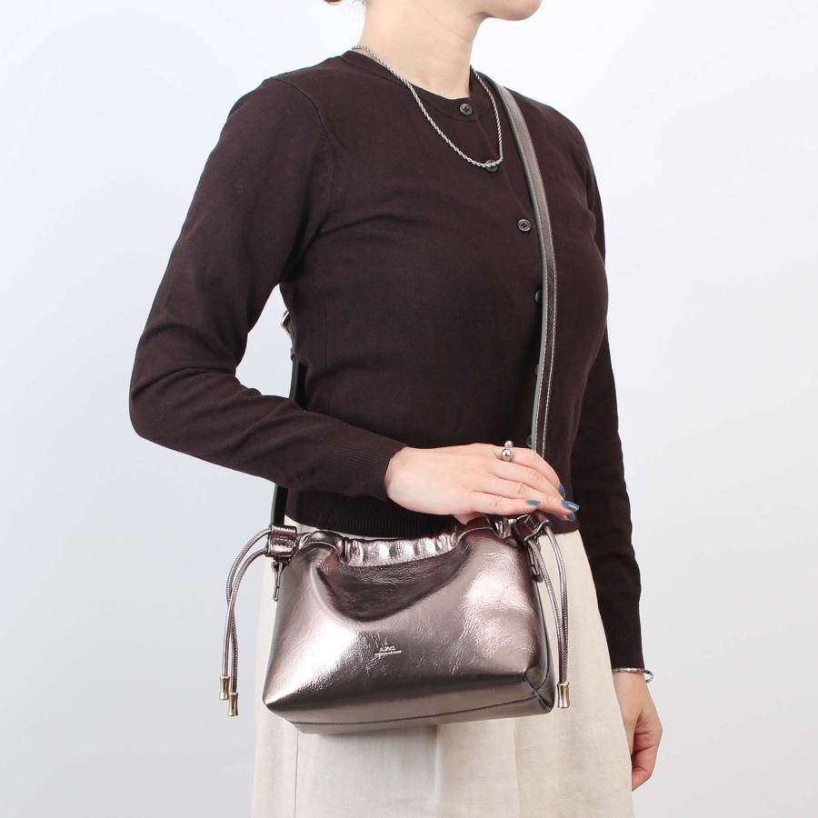 アーペーセー A.P.C. バッグ ショルダーバッグ NINON MINI BAG ニノン ミニバッグ レディース PUABZ F61582の画像