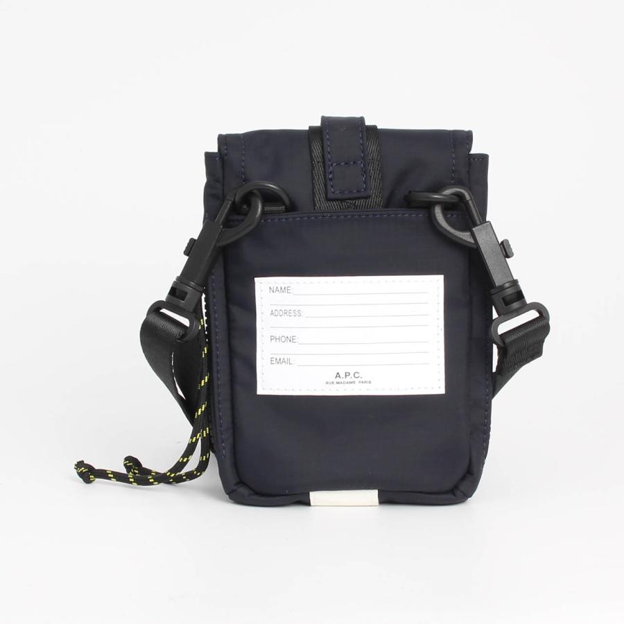 アーペーセー A.P.C. バッグ ショルダーバッグ TREK CROSSBODY POUCH トレック クロスボディポーチ メンズ PAAGS / PAAGR / PAAFH H61733の画像