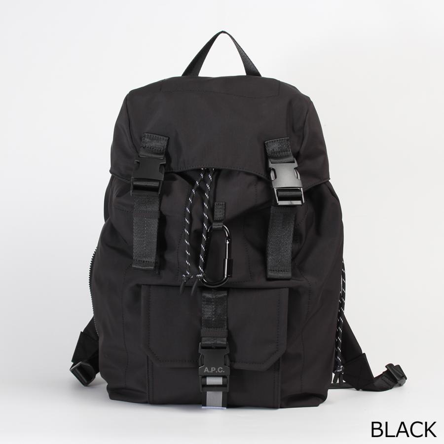 A.P.C. アーペーセー Trek バックパック リュックサック 大容量 黒 A.P.C.（アーペーセー） バッグ バックパック TREK2.0 BACK PACK