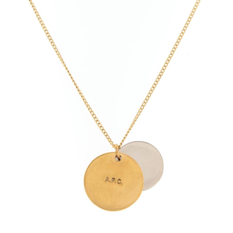 豪華ラッピング無料 A.P.C アーペーセー ネックレス ダブルチェーン