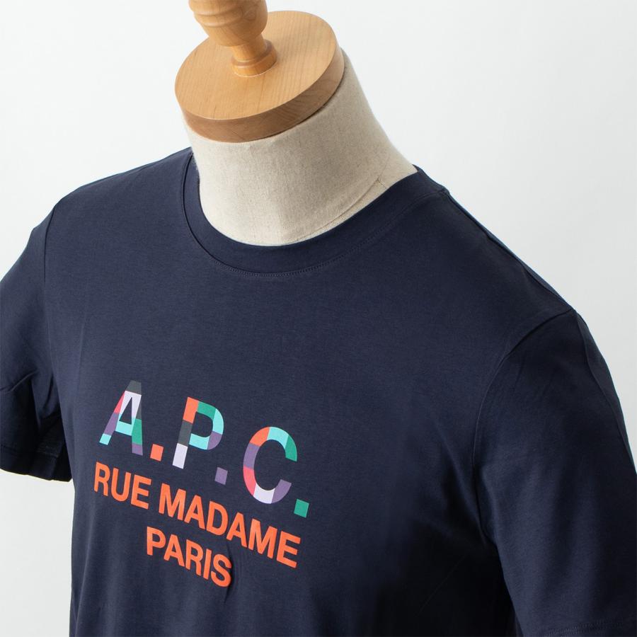 アーペーセー A.P.C. メンズ レディース Tシャツ ダークネイビー TAO