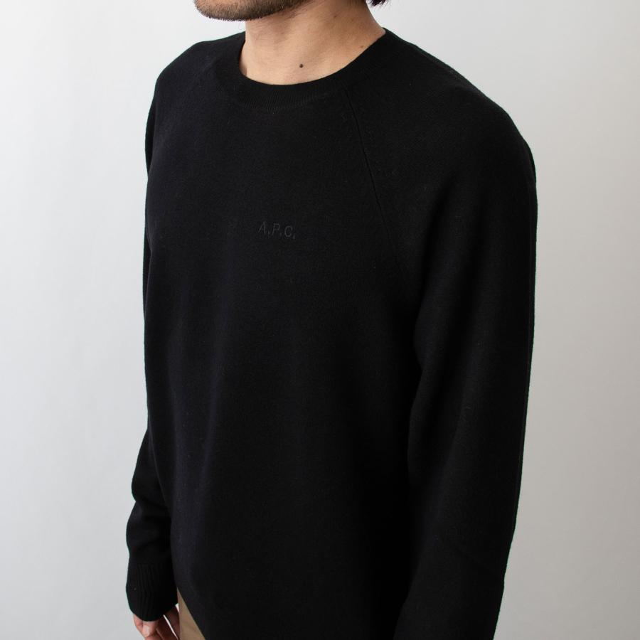 A.P.C.（アーペーセー） メンズ クルーネック長袖ニット ELIE PULL