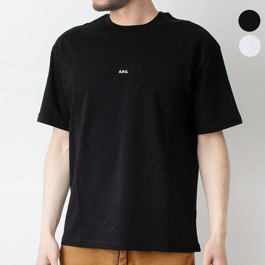 A.P.C. アーペーセー 半袖Tシャツ BOXY MICRO LOGO T-SHIRT A.P.C. アーペーセー 半袖Tシャツ BOXY MICRO LOGO T-SHIRT