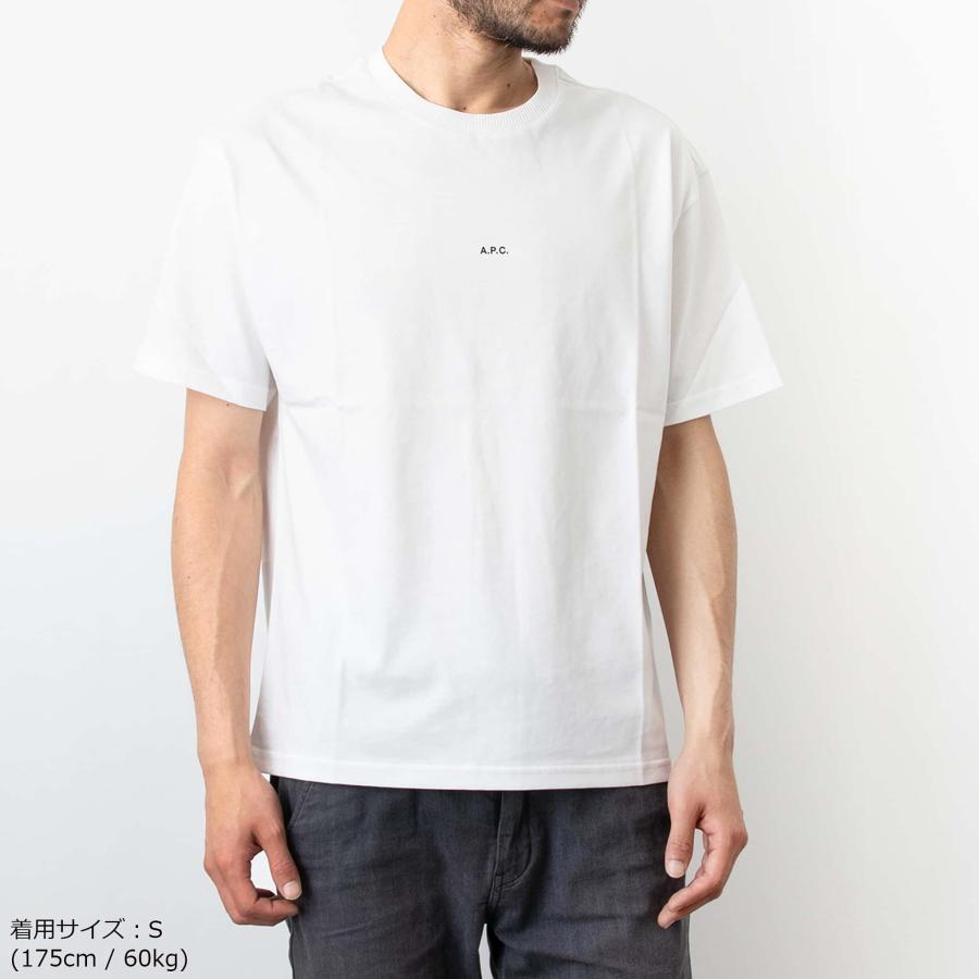 A.P.C. アーペーセー 半袖Tシャツ BOXY MICRO LOGO T-SHIRT A.P.C. アーペーセー 半袖Tシャツ BOXY MICRO LOGO T-SHIRT