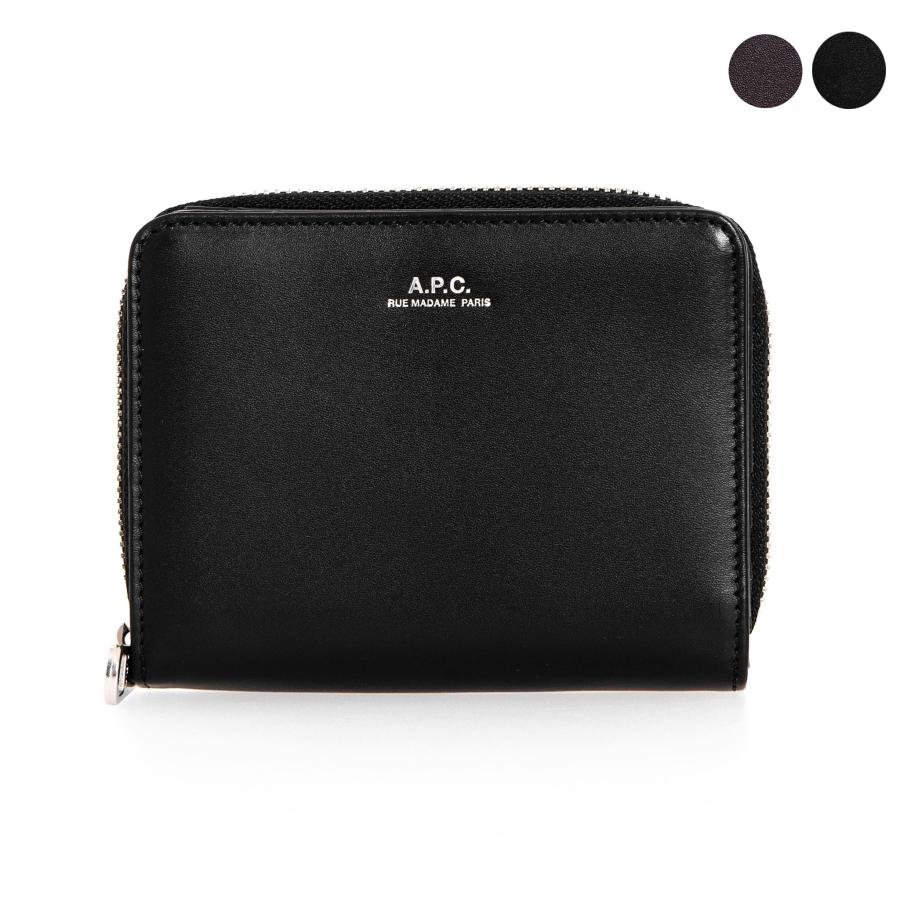 アーペーセー A.P.C. 財布 メンズ 二つ折り財布 EMMANUEL COMPACT WALLET PXAWV H63087 全2色 :apc-slg0005