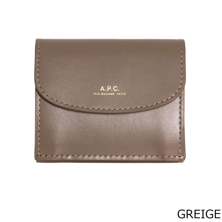 アーペーセー A.P.C. 財布 レディース 三つ折り財布 GENEVE TRIFOLD PXBMW F63483