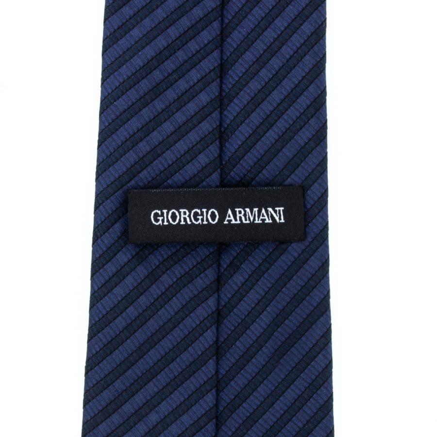 ジョルジオアルマーニ GIORGIO ARMANI ネクタイ インクブルー（ストライプ柄） CVT 8 LINEARE 360054 2R902 02734 INK｜chgardens｜04