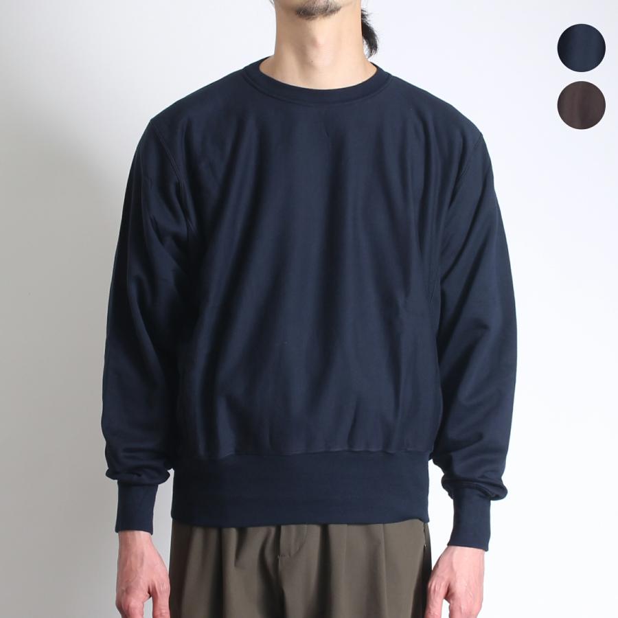 オーラリー AURALEE メンズ スウェット ELASTIC HIGH GAUGE SWEAT