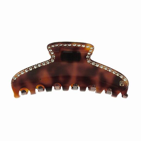 安いそれに目立つ アレクサンドル ドゥ パリ Alexandre De Paris ヘアクリップ ブラウン Saint Germain Hair Clip L Classique Accl 7706 08 E Ecaille 11cm 大流行中 Www Muslimaidusa Org