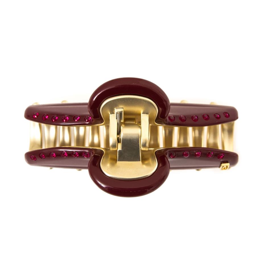 アレクサンドル ドゥ パリ ALEXANDRE DE PARIS ヘアクリップ（ミディアムサイズ） VENDOME CLIP VENDOME CLIP M ヴァンドーム レディース 7.5cm ICCM-15571-03の画像