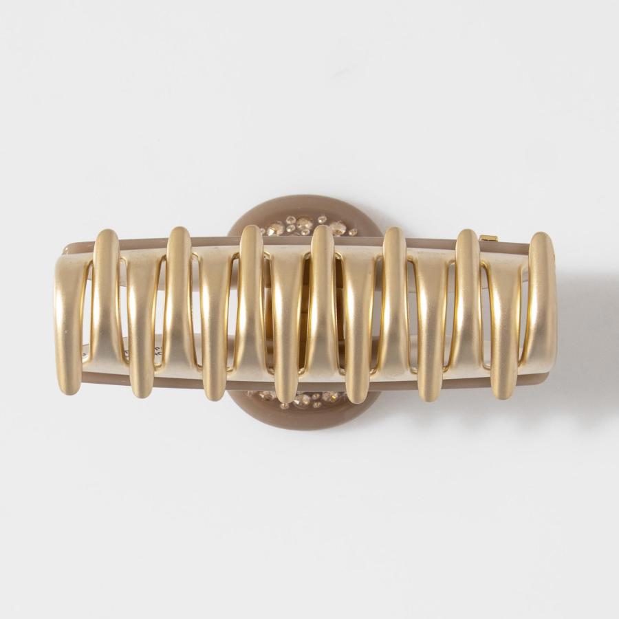 アレクサンドル ドゥ パリ ALEXANDRE DE PARIS ヘアクリップ（ミディアムサイズ） CREPUSCULE D ETE VENDOME CLIP M レディース 7.5cm ICCM-15571-04P26の画像