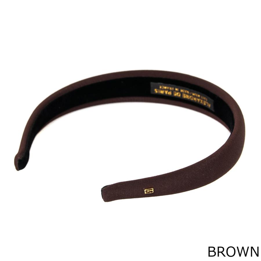 アレクサンドル ドゥ パリ ALEXANDRE DE PARIS カチューシャ LE SATIN FAUSTINE HEADBAND THB-20149-25 25mm 国内配送｜chgardens｜03