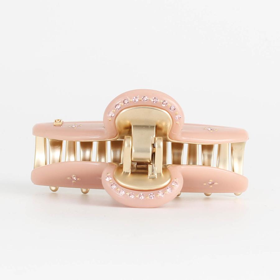 Alexandre de Paris VANDOME Mクリップ　ピンクベージュ VENDOME】M クリップ｜ALEXANDRE DE PARIS（アレクサンドル ドゥ パリ）