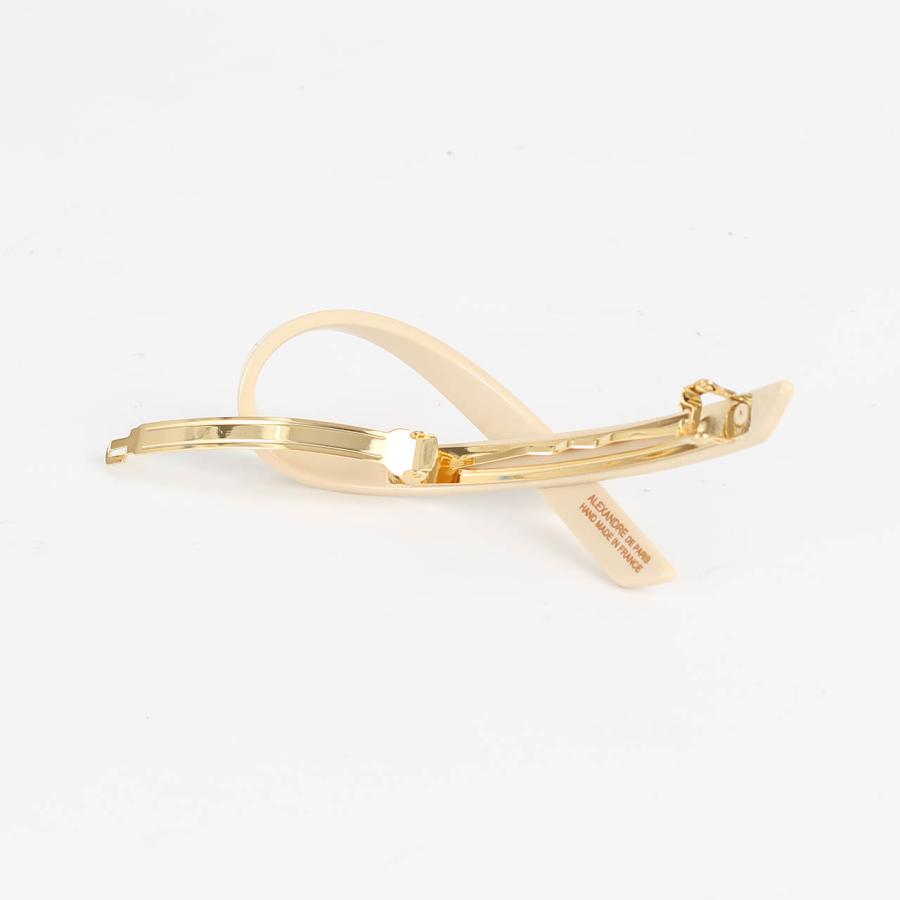 アレクサンドル ドゥ パリ ALEXANDRE DE PARIS バレッタ LES PERLES LUTECE  BARRETTE TIMELESS バレッタ レディース AA7-17641-05の画像