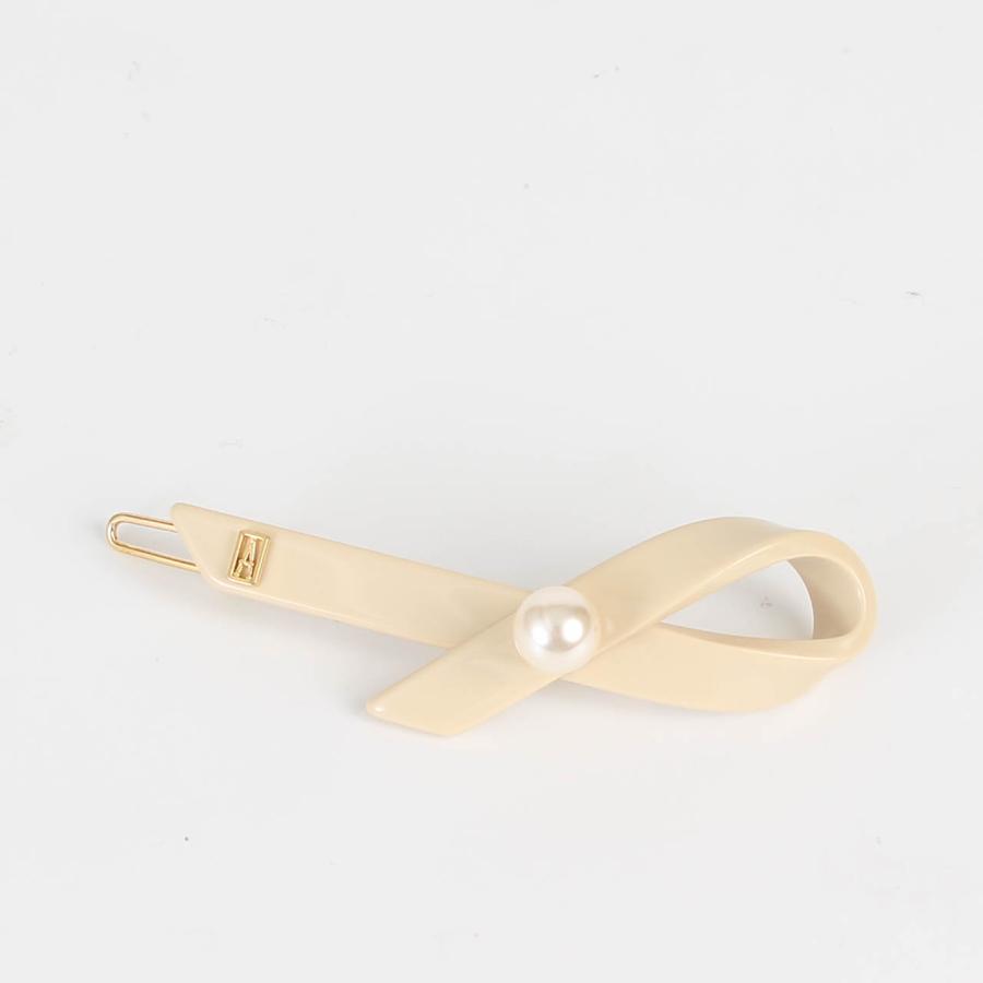 アレクサンドル ドゥ パリ ALEXANDRE DE PARIS バレッタ LES PERLES LUTECE BARRETTE TIGE BOULE TIMELESS ボールピン レディース ATB-17641-04の画像