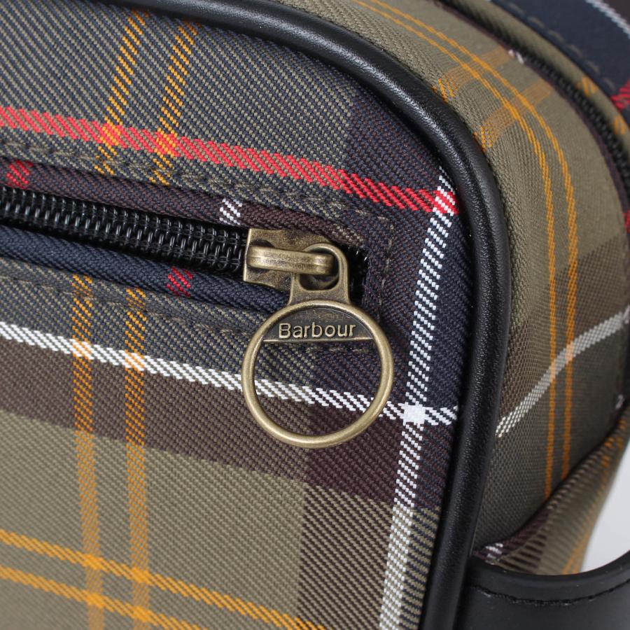 Barbour（バブアー） ポーチ TARTAN WASHBAG タータンポーチ メンズ