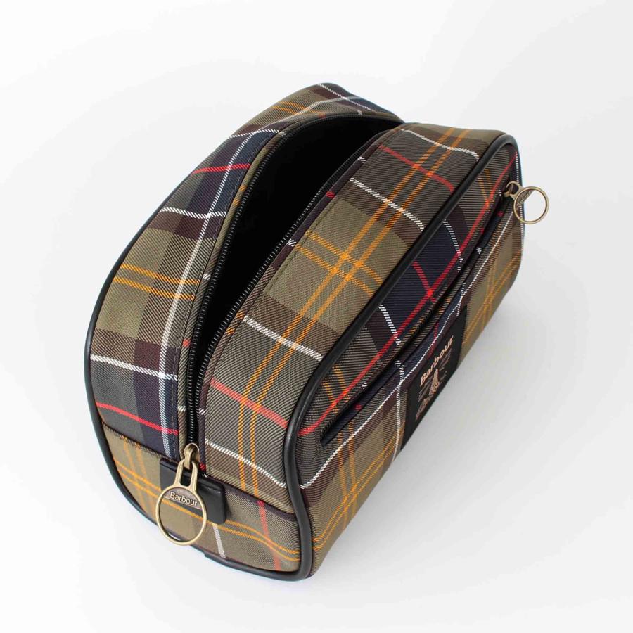 Barbour（バブアー） ポーチ TARTAN WASHBAG タータンポーチ メンズ