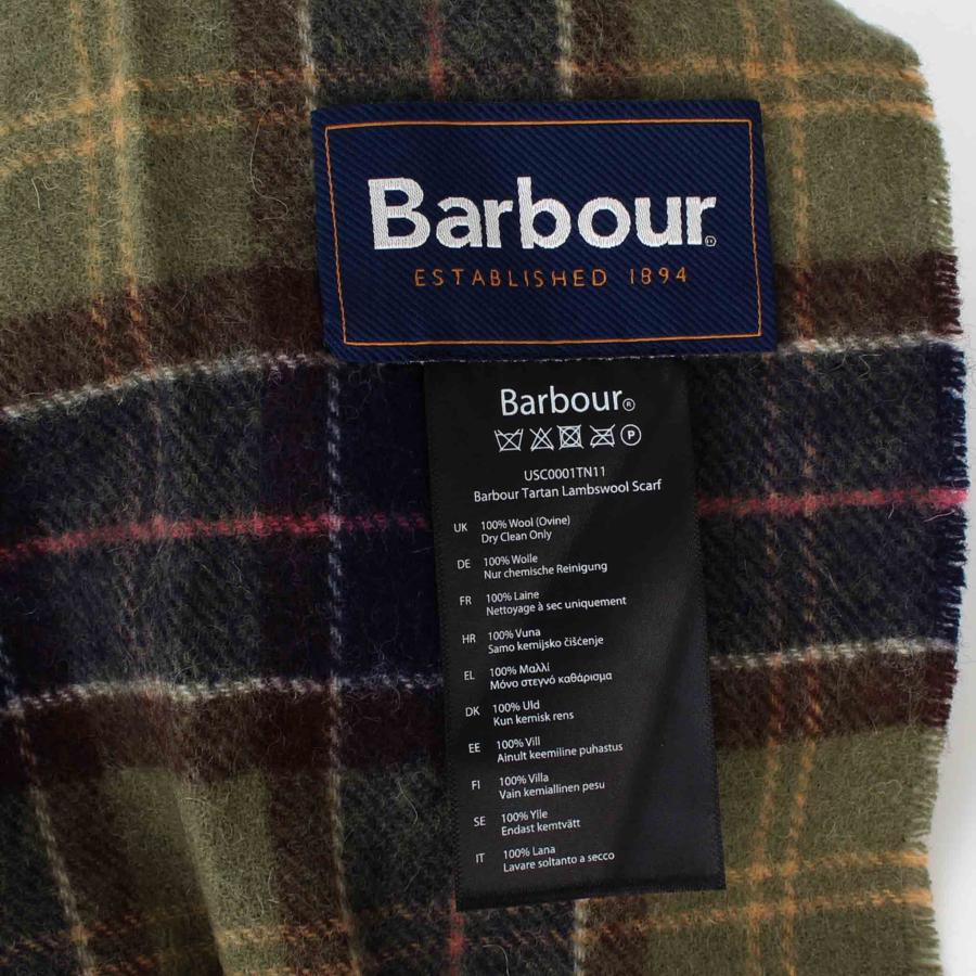 Barbour Tartan International タータンチェック Barbour（バブアー） マフラー TARTAN LAMBSWOOL SCARF ラムズウール