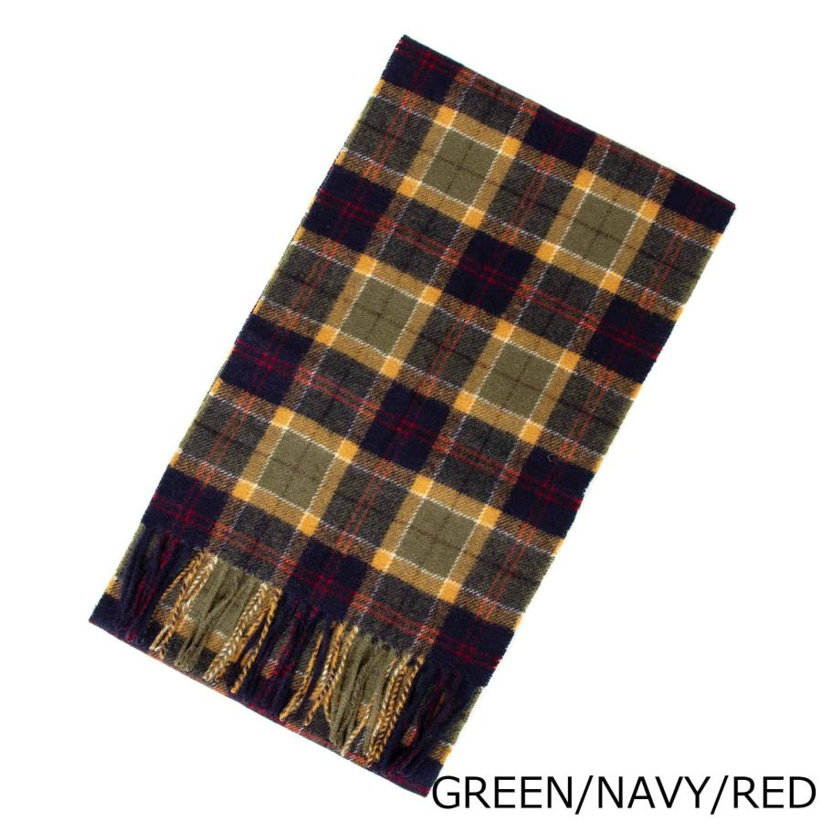 Barbour（バブアー） マフラー TARTAN LAMBSWOOL SCARF ラムズウール