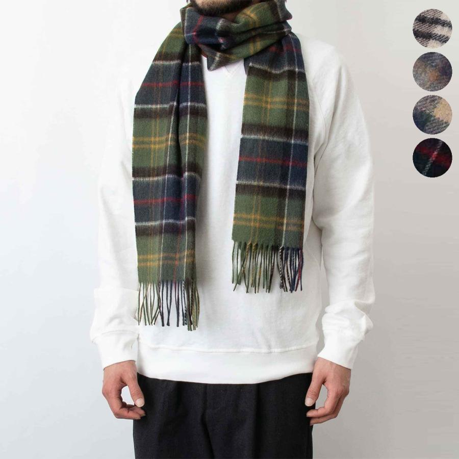 Barbour ウール カシミアタータンチェック マフラー バブアー Barbour（バブアー） ウール / カシミヤ タータンチェック