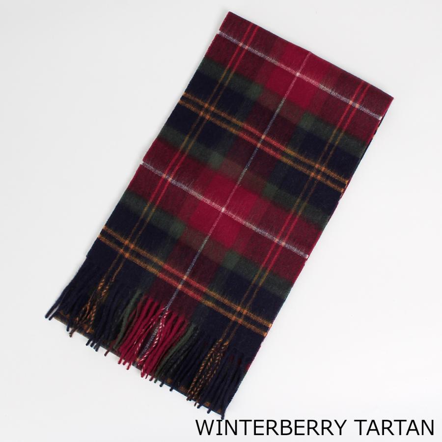 Barbour（バブアー） マフラー WOOL CASHMERE TARTAN SCARF ウール