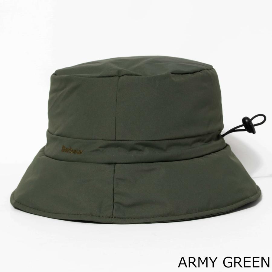 Barbour オイルドハット オリーブグリーン Barbour（バブアー） 帽子 バケットハット CALGARY BUCKET HAT MHA0861