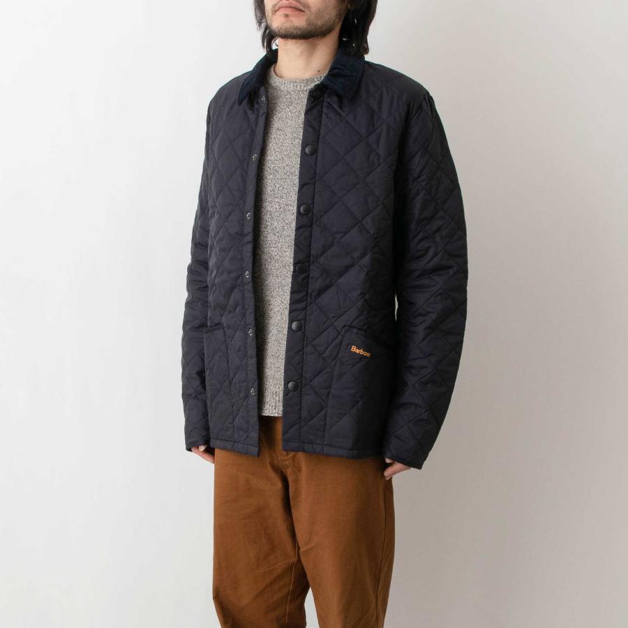 バブアー BARBOUR メンズ キルティングジャケット ネイビー HERITAGE