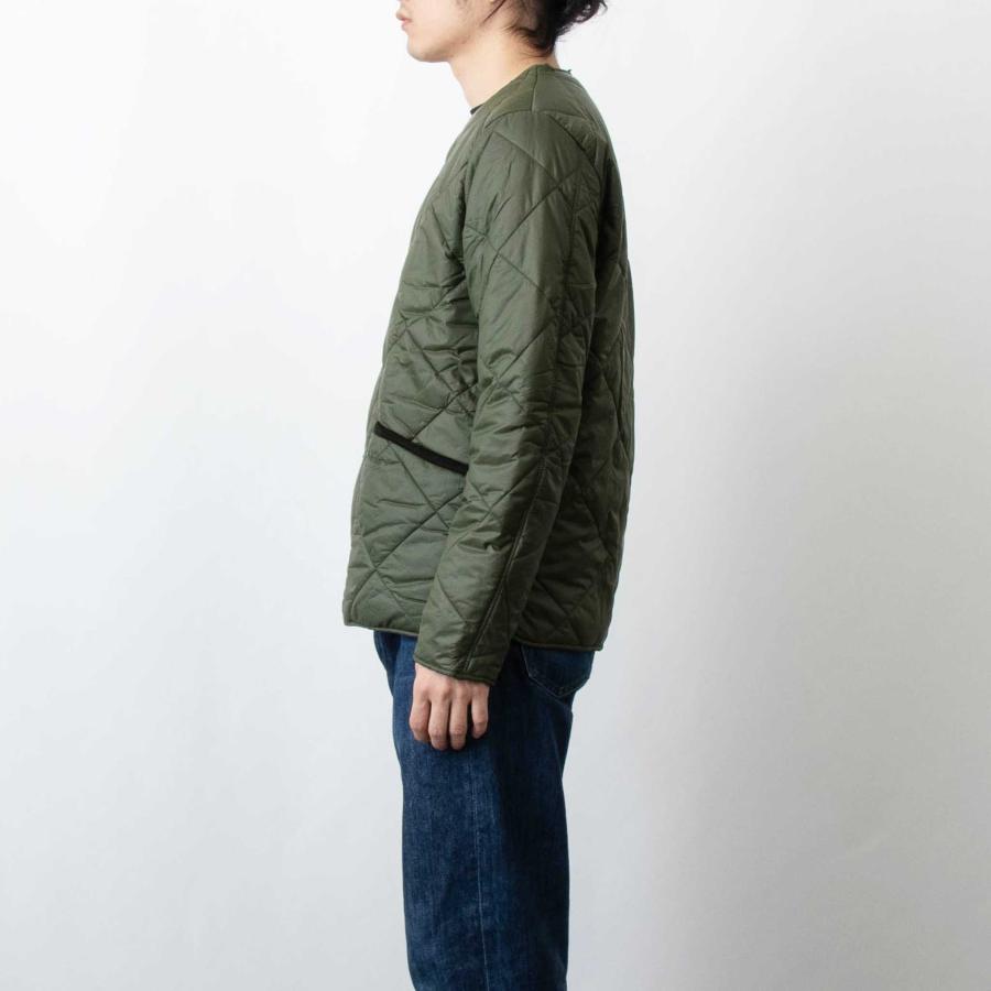 バブアー BARBOUR メンズ キルティングジャケット セージ LIDDESDALE CARDIGAN QUILTED JACKET