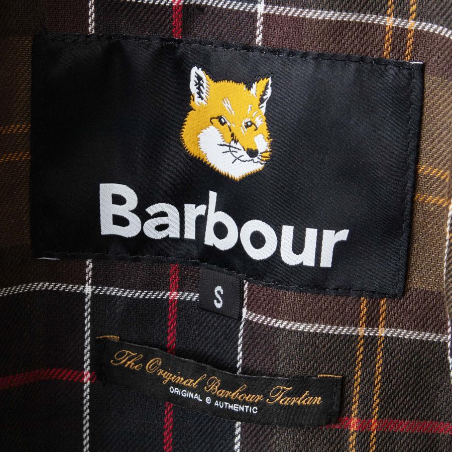 バブアー×メゾン キツネ BARBOUR × MAISON KITSUNE コラボ メンズ ジャケット BEAUFORT WAX ビューフォート フォックスロゴ ワックス コットン MWX2246｜chgardens｜12