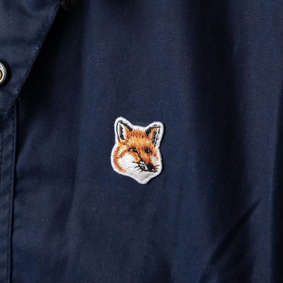 バブアー×メゾン キツネ BARBOUR × MAISON KITSUNE コラボ メンズ ジャケット BEAUFORT WAX ビューフォート フォックスロゴ ワックス コットン MWX2246｜chgardens｜15