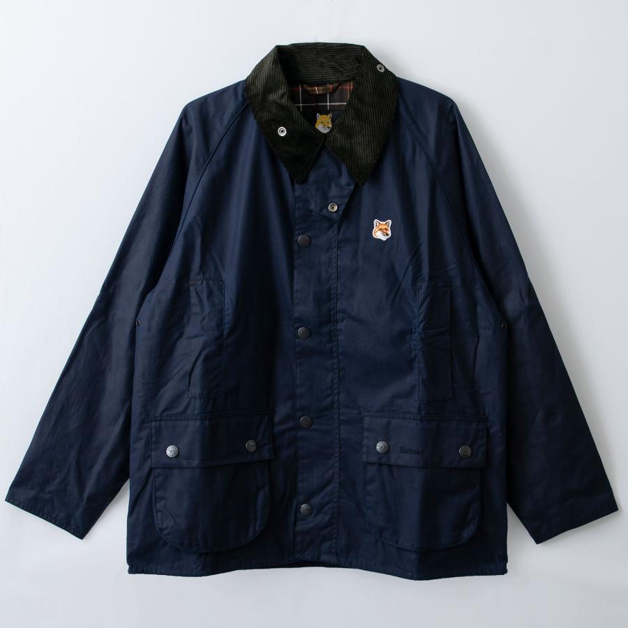 バブアー×メゾン キツネ BARBOUR × MAISON KITSUNE コラボ メンズ ジャケット BEAUFORT WAX ビューフォート フォックスロゴ ワックス コットン MWX2246｜chgardens｜06