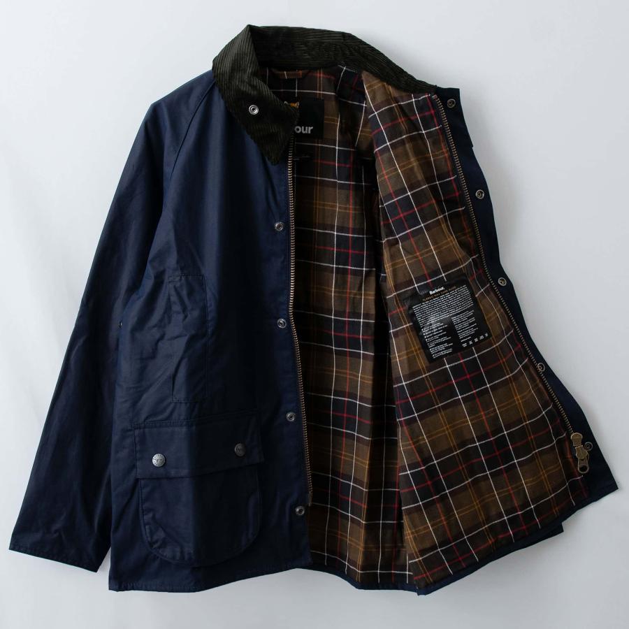 バブアー×メゾン キツネ BARBOUR × MAISON KITSUNE コラボ メンズ ジャケット BEAUFORT WAX ビューフォート フォックスロゴ ワックス コットン MWX2246｜chgardens｜07