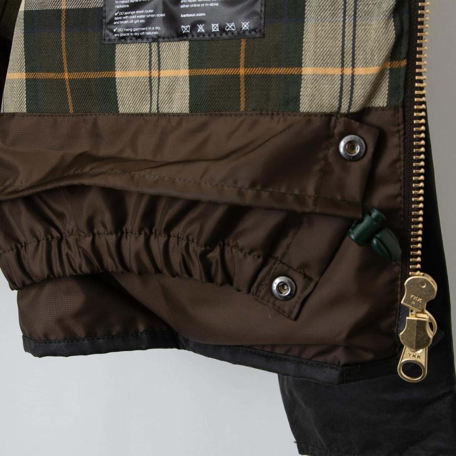 バブアー BARBOUR オイルドコットンジャケット OS TRANSPORT WAX JACKET トランスポート ワックス ショート ジャケット オーバーサイズフィット メンズ MWX1678の画像