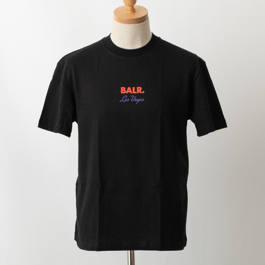 ボーラー BALR メンズ Tシャツ ブラック JOEY BOX BALR. LV SWIRL T-SHIRT B1112 1095 102 JET BLACK｜chgardens