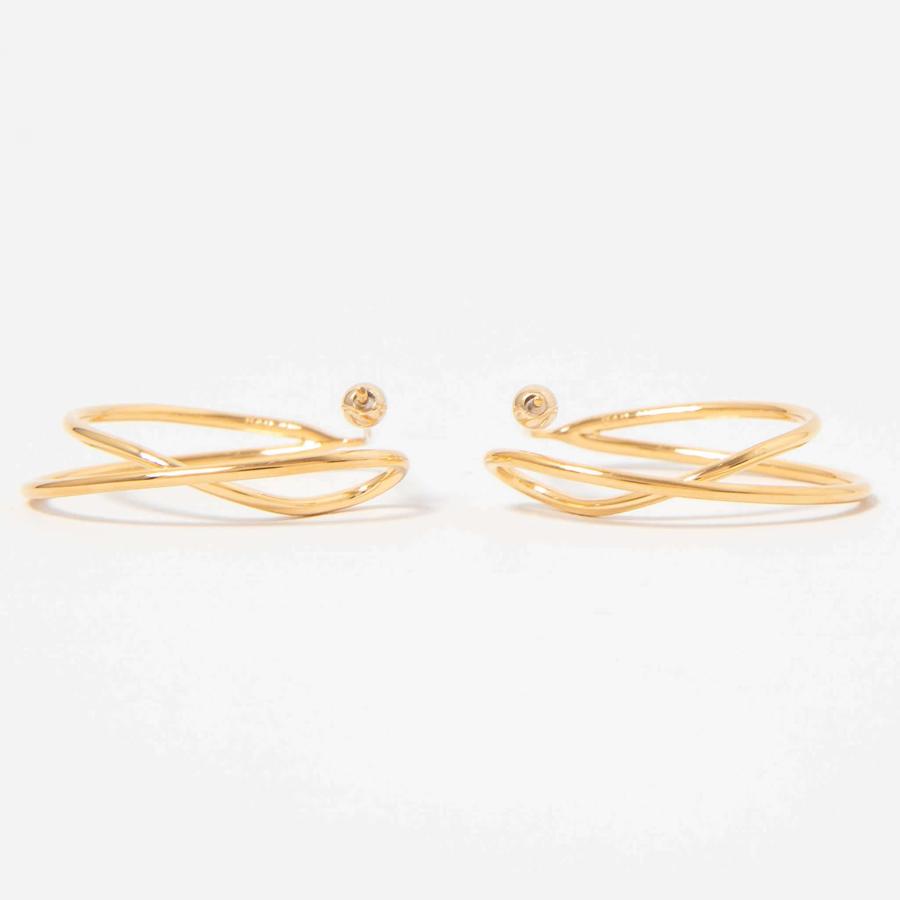 BAR JEWELLERY（バージュエリー） ピアス CROSSED PATHS EARRINGS